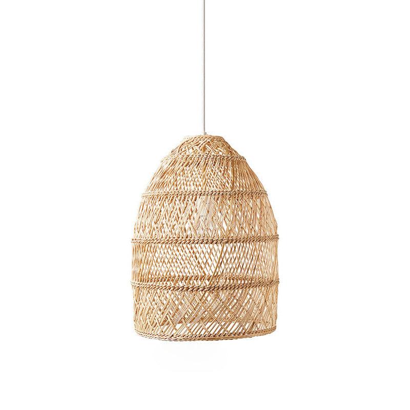 Wicker Pendant Lamp ∅ 15.8″ x H 22.8″ / Dia 40cm x H 58cm / Natural rattan Pendant light