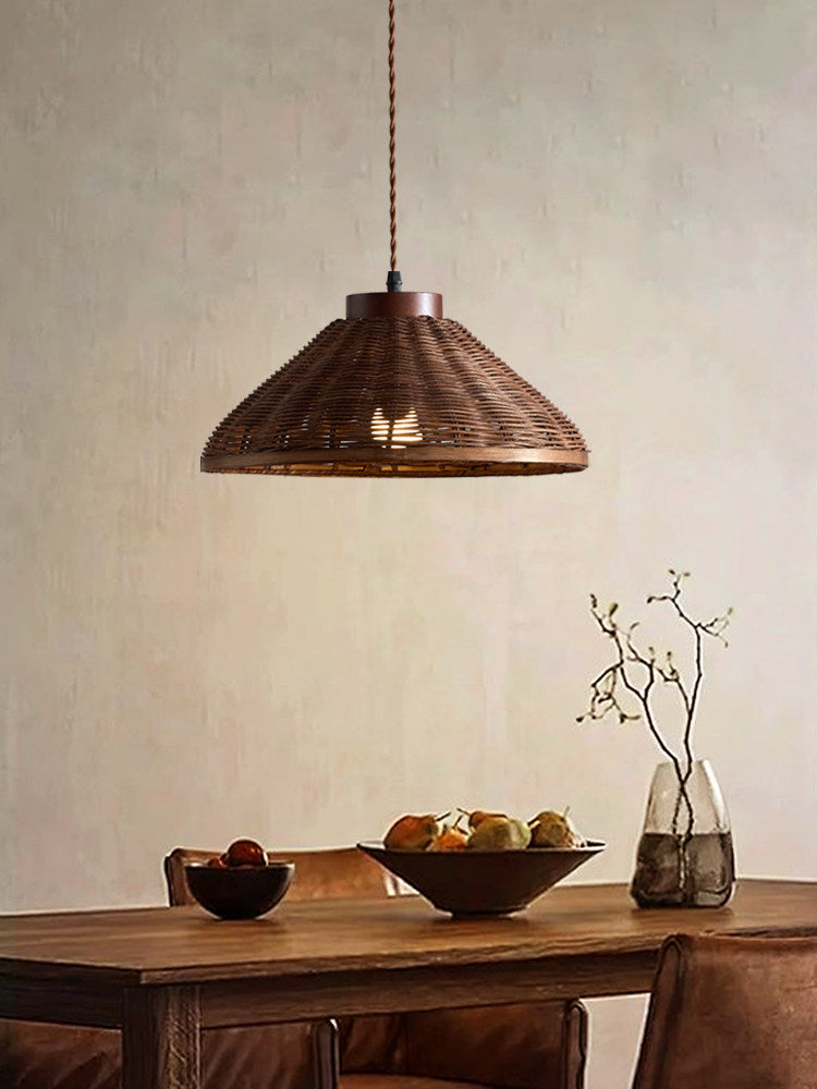 Willow Woven Rattan Pendant Lamp