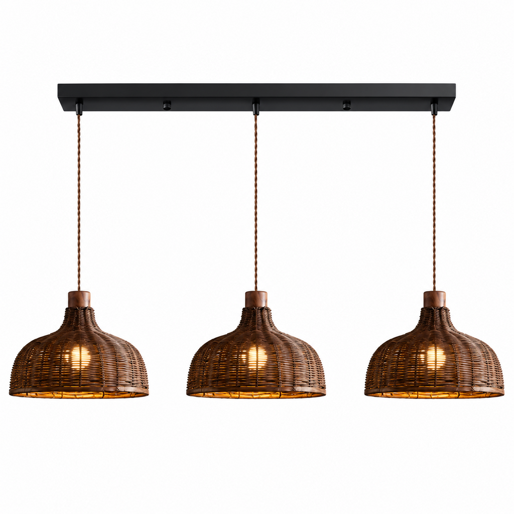 Willow Woven Rattan Pendant Lamp