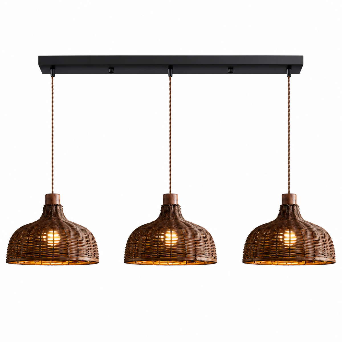 Willow Woven Rattan Pendant Lamp