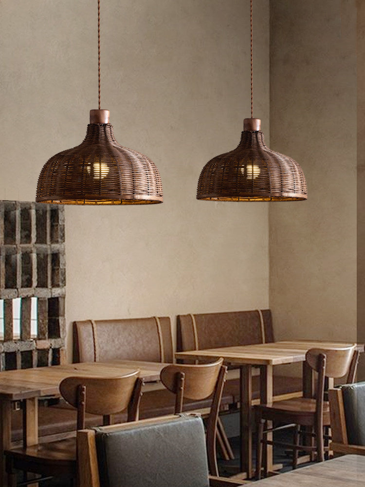 Willow Woven Rattan Pendant Lamp