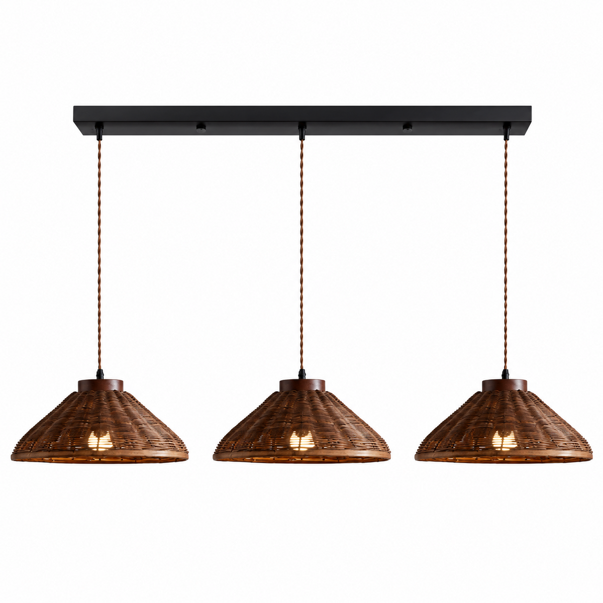 Willow Woven Rattan Pendant Lamp