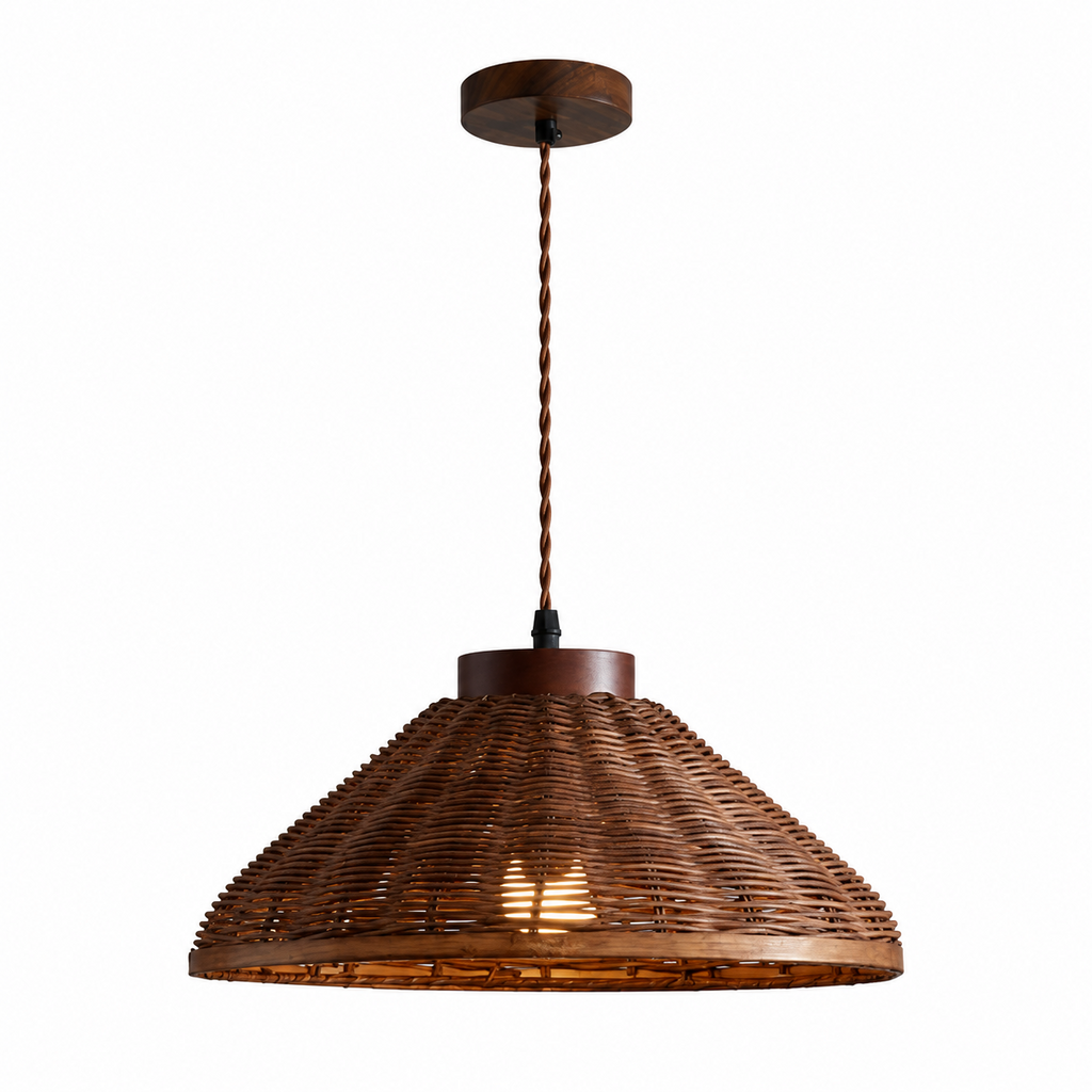 Willow Woven Rattan Pendant Lamp