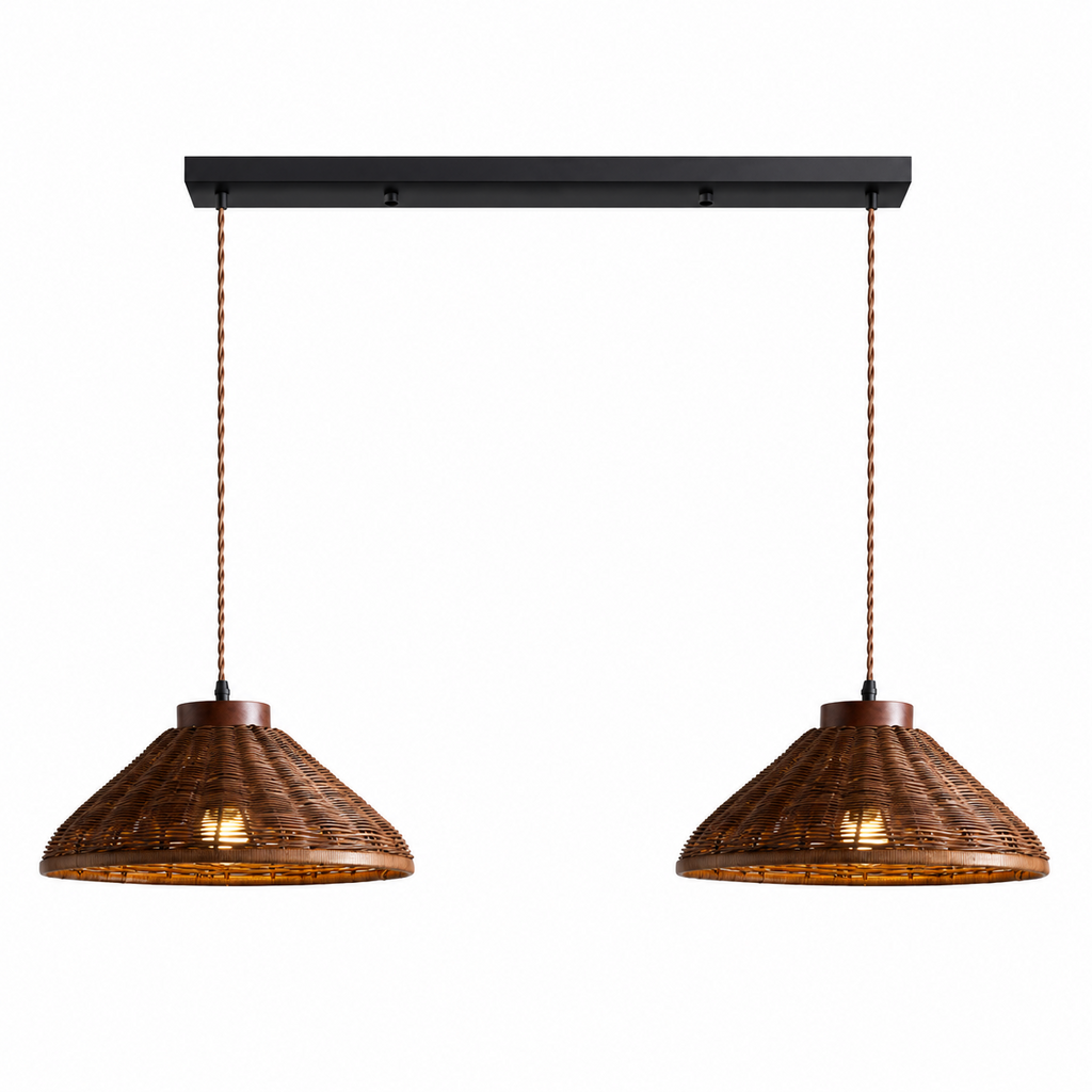 Willow Woven Rattan Pendant Lamp