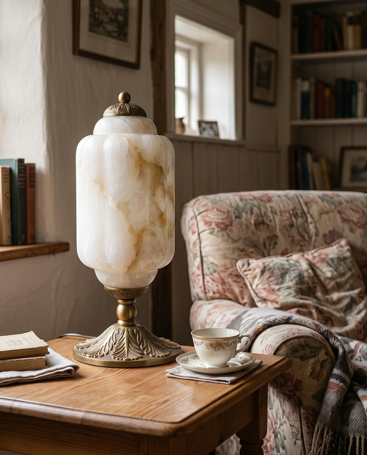 Windsor Alabaster Table Lamp