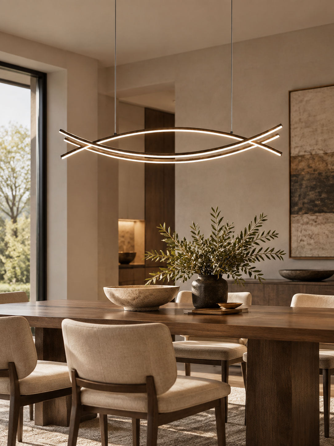 Wishbone LED Chandelier