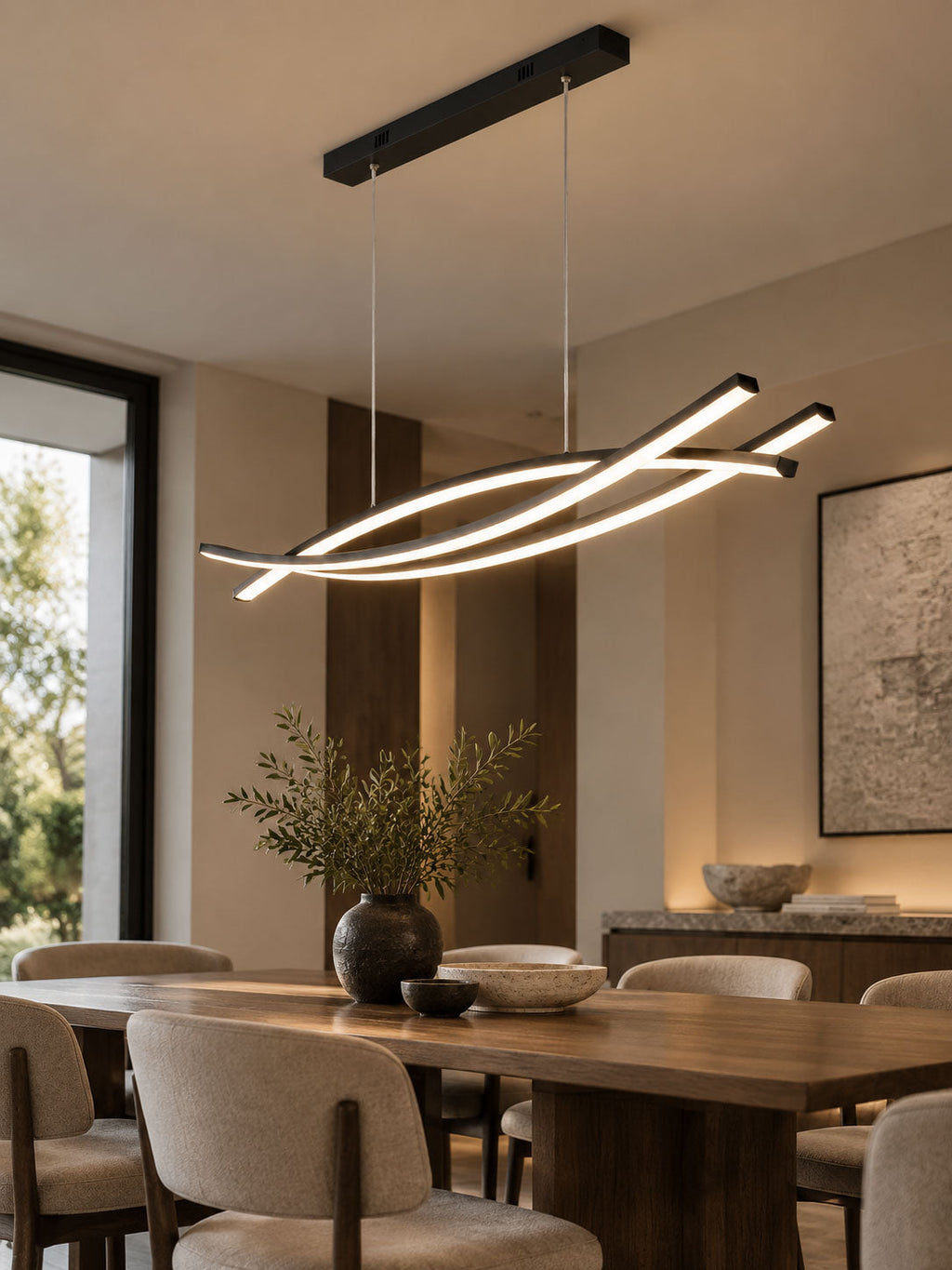 Wishbone LED Chandelier