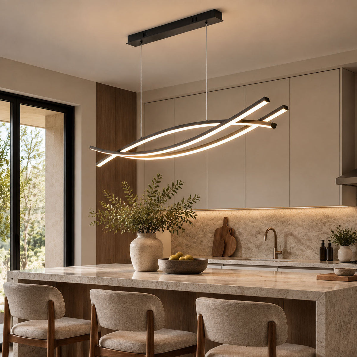 Wishbone LED Chandelier