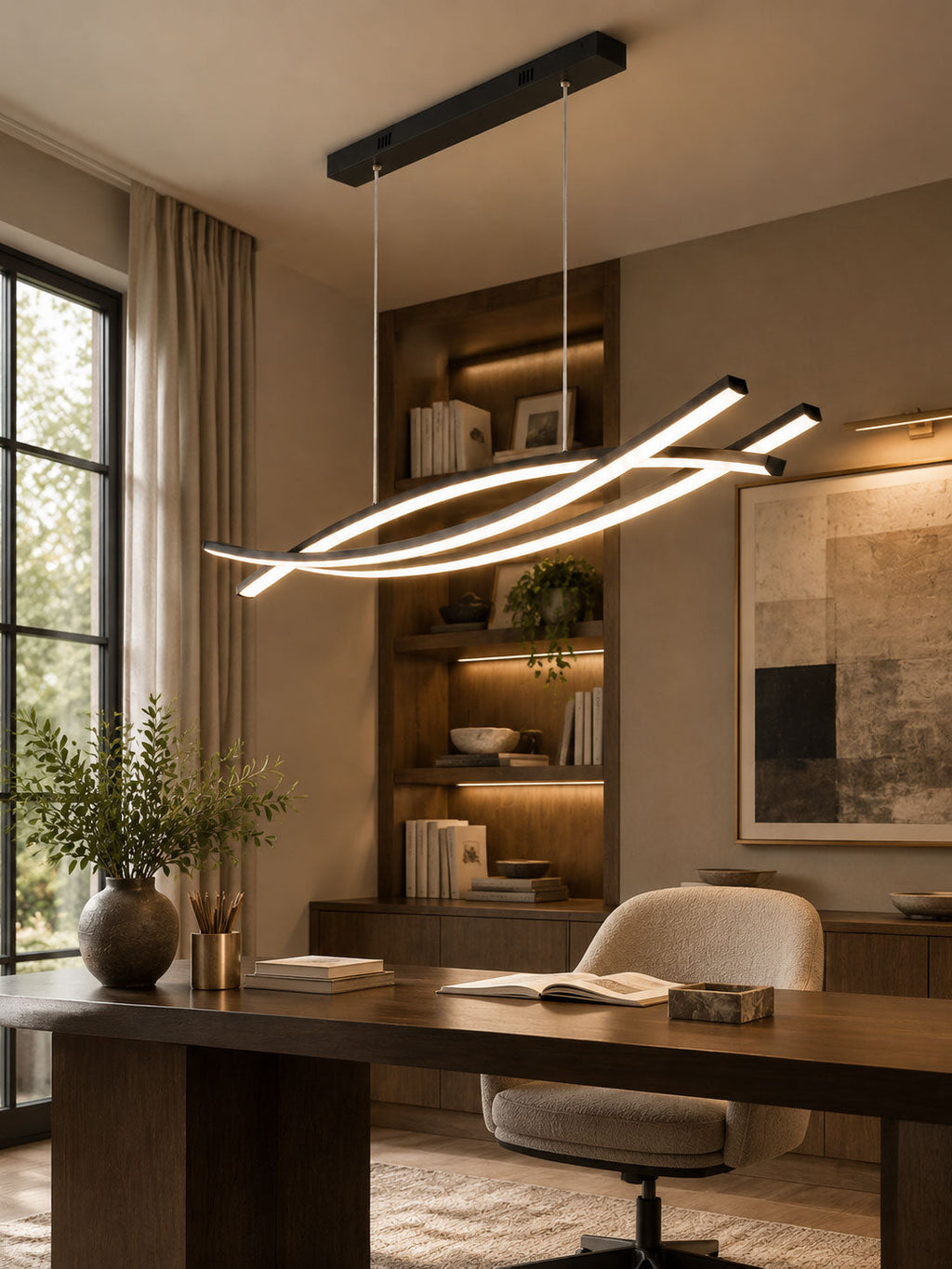 Wishbone LED Chandelier