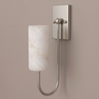 Wishbone Alabaster Wall Sconce