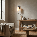 Wishbone Alabaster Wall Sconce