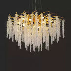Wisteria Flower Crystal Chandelier