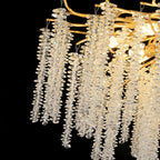 Wisteria Flower Crystal Chandelier