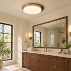 Wood Accent Ceiling Light