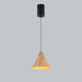 Wood Grain Pendant Lamp Model A ? 7.1″ x H 5.5″ / Dia 18cm x H 14cm / Wood color / Warm Light Pendant light