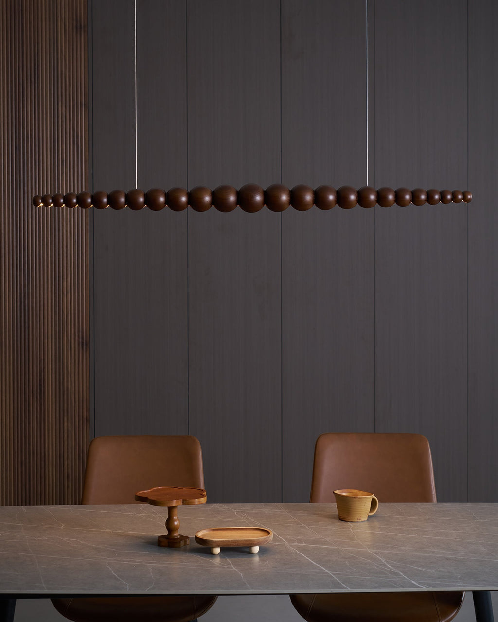 Woodline Orb Pendant Light