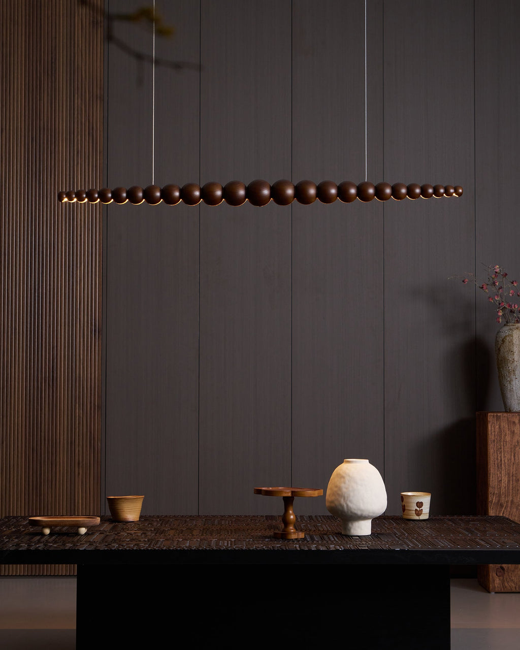 Woodline Orb Pendant Light