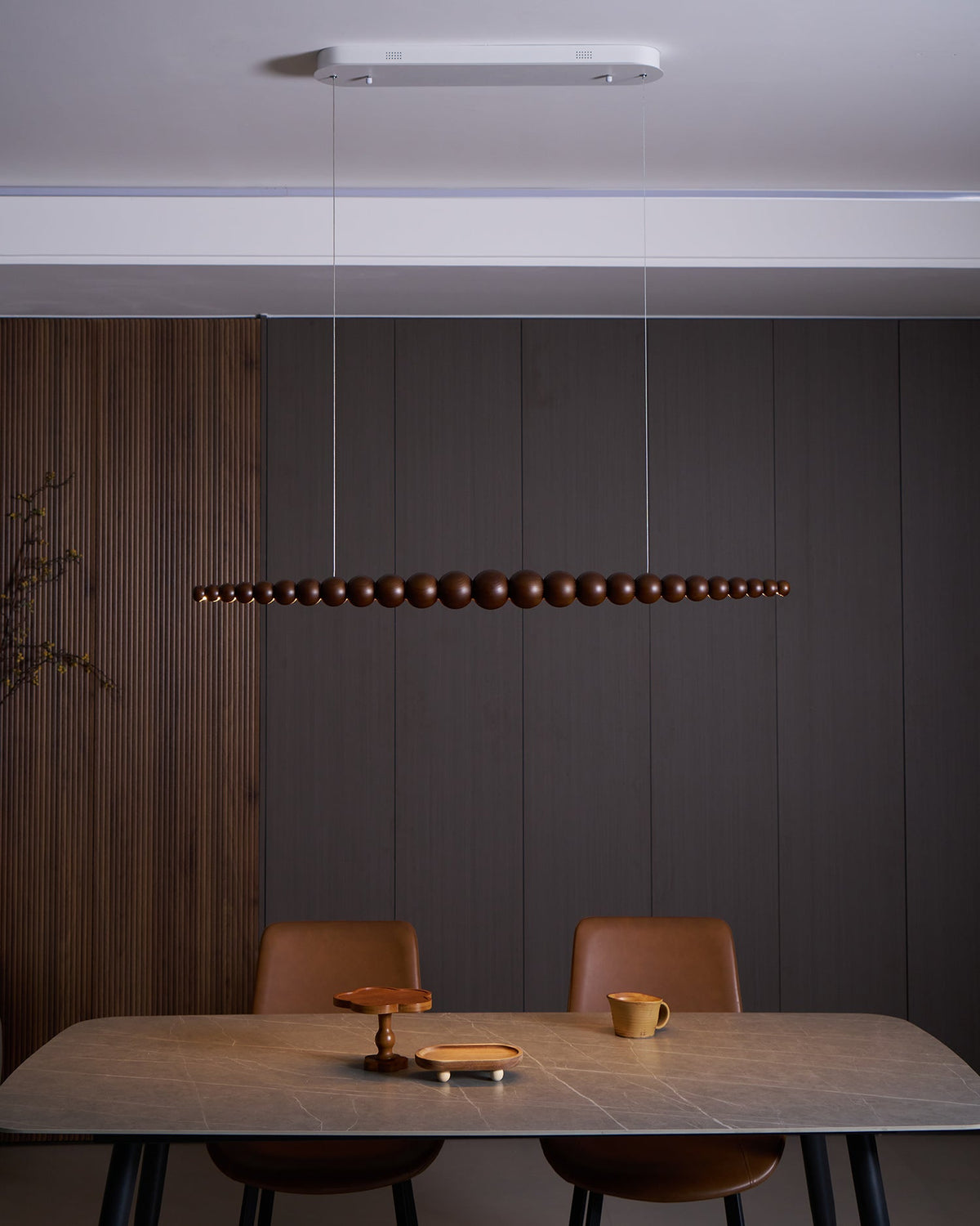 Woodline Orb Pendant Light