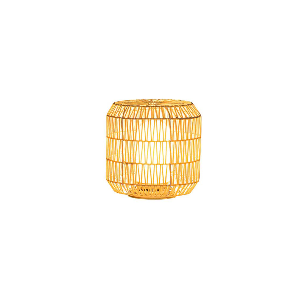 Woven Rattan Outdoor Lamp ∅ 12.2″ x H 11″ / Dia 31cm x H 28cm / Warm Light / Model A: Wired Version Outdoor Lighting