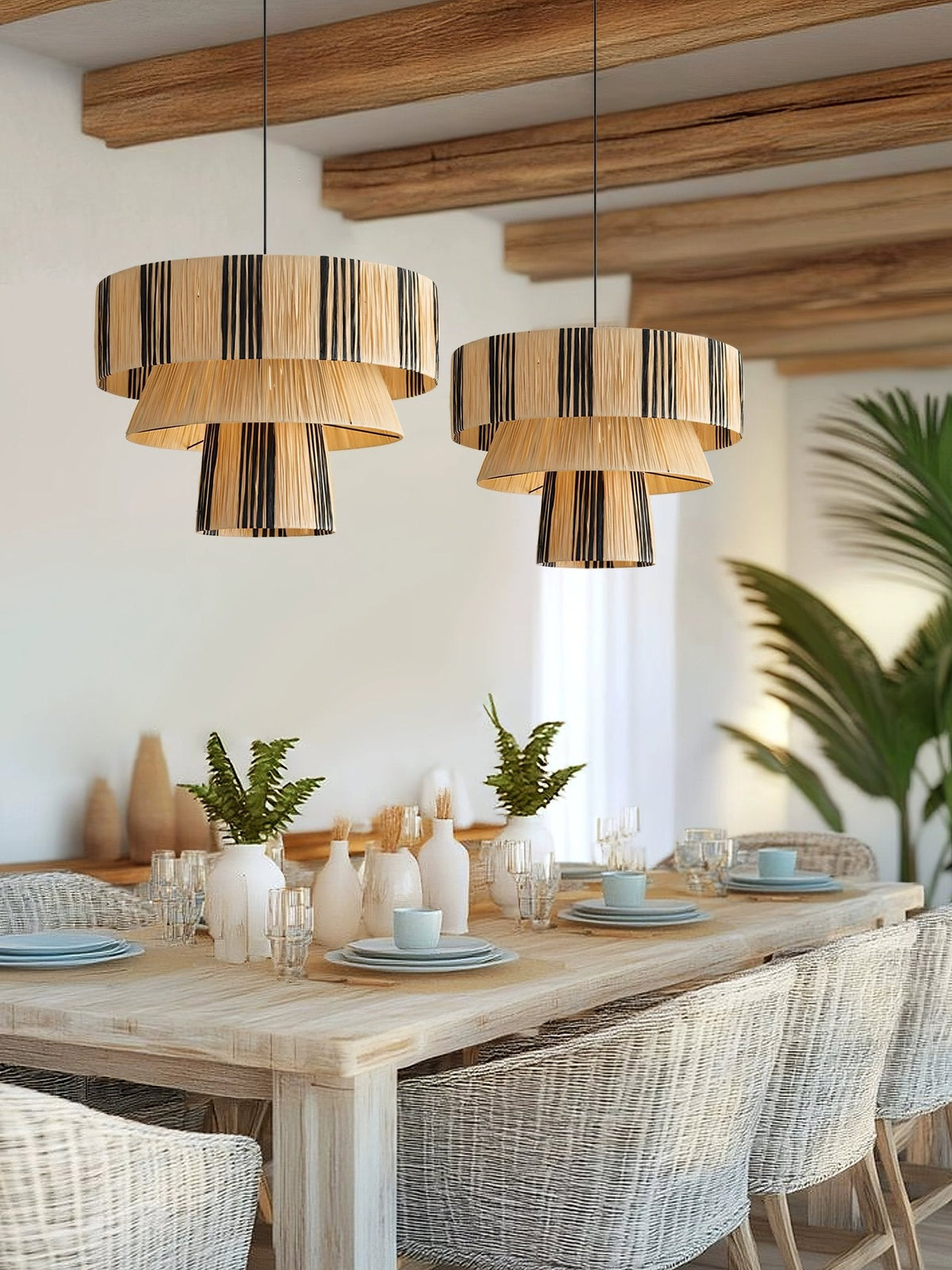 Zarora Raffia Pendant Lamp