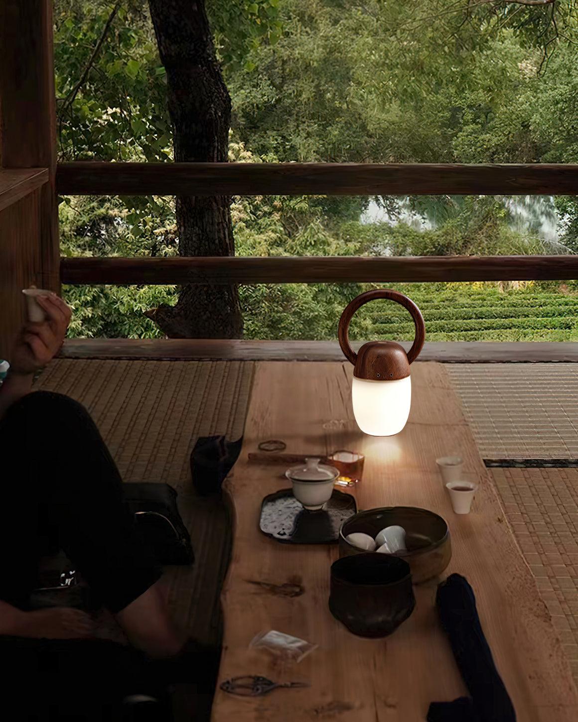 Serene Statue Table Lamp