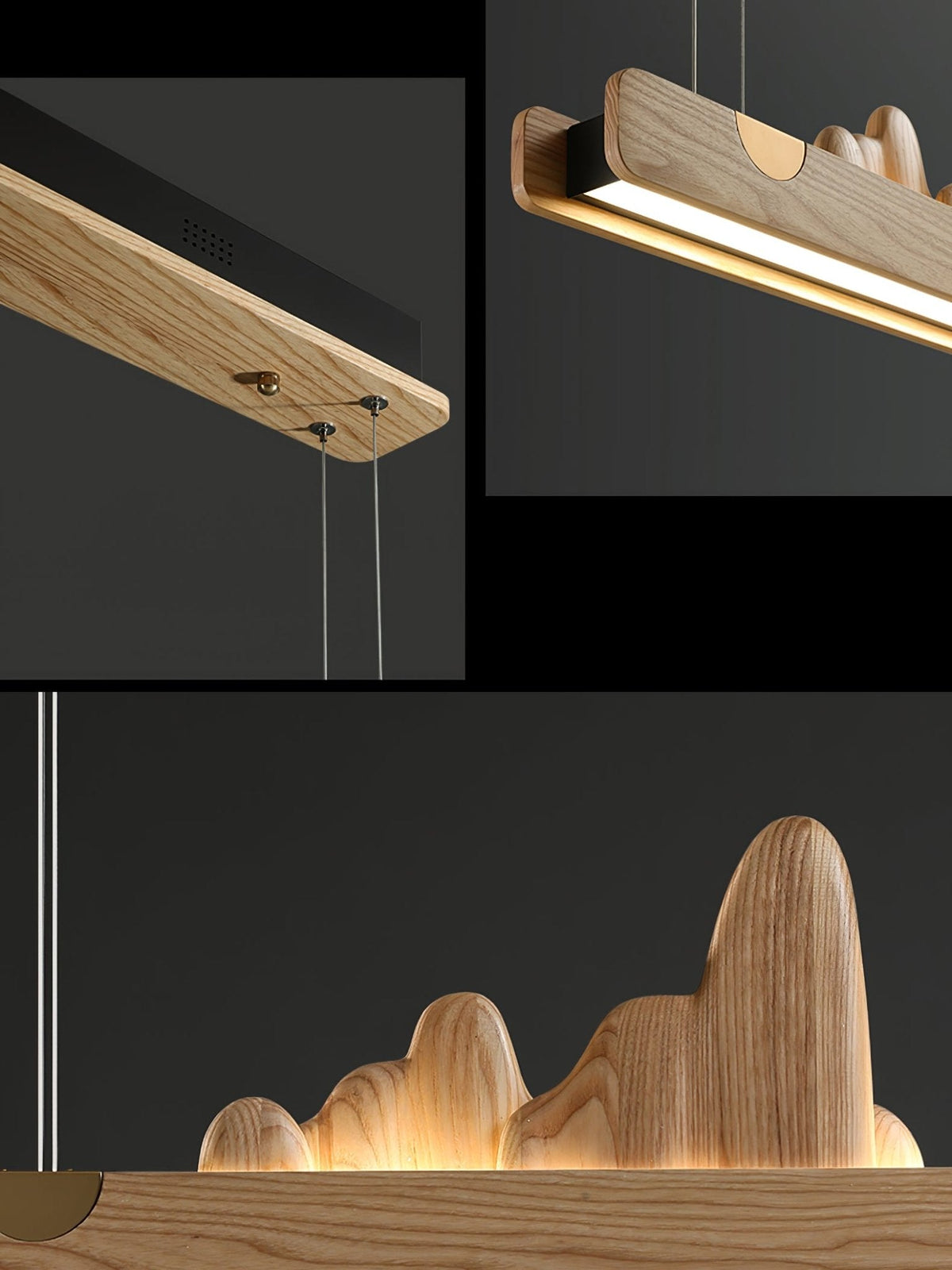 Zen Ridge Pendant Light