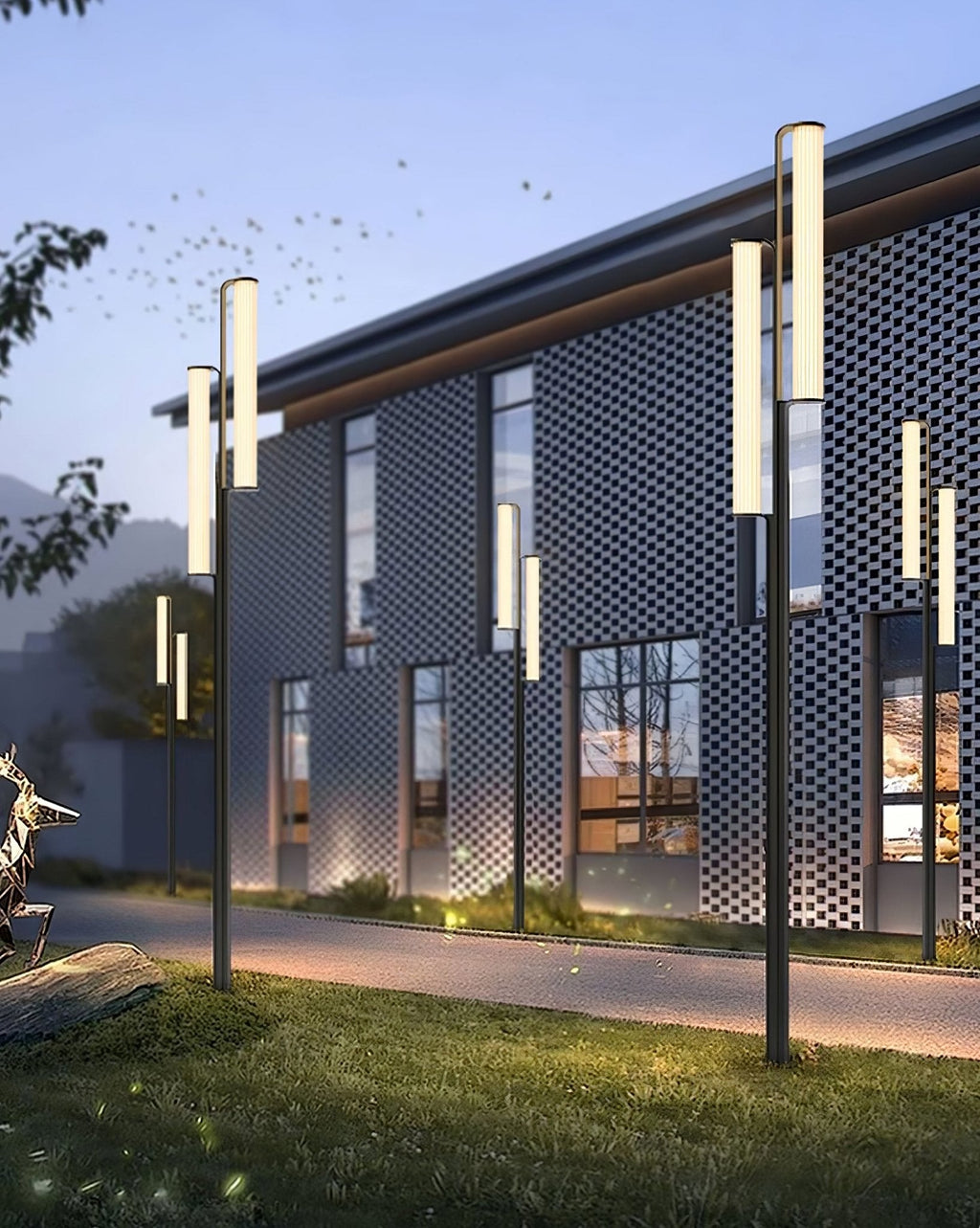 Lumo Arc Outdoor Post Lamp