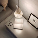 Alabaster Raindrop Pendant Light