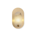 Perforated Oval Alabaster Wall Sconce