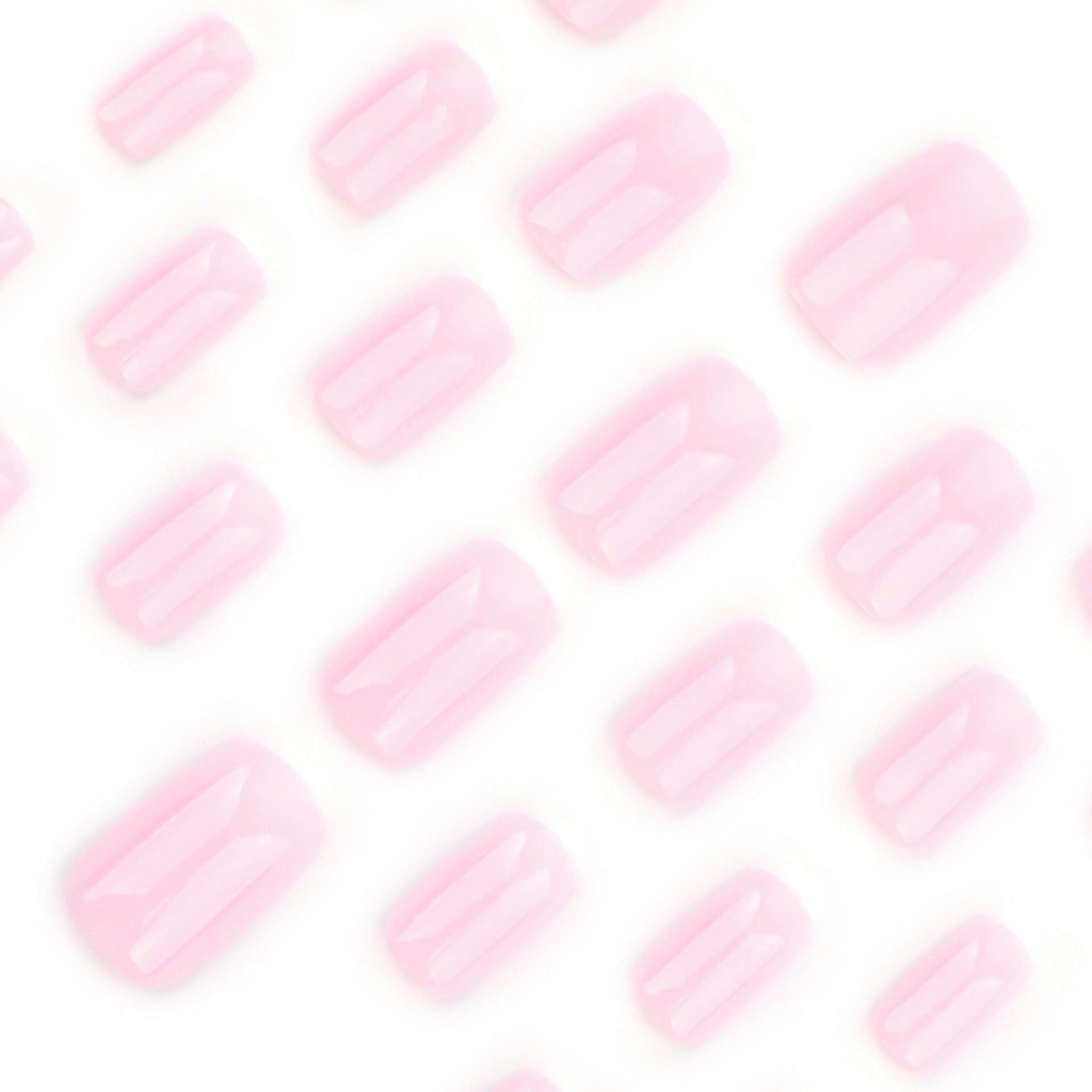 StarNagel Coffin Nails mit French in Rosa-Weißem Ombre