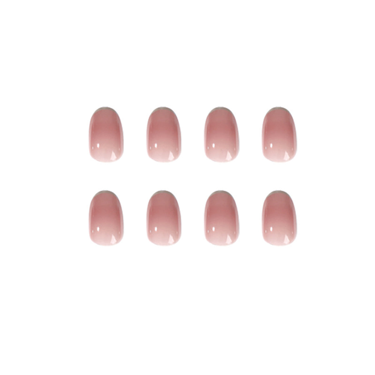 StarNagel Coffin Nails mit Goldenen French Linien in Nude Rosa