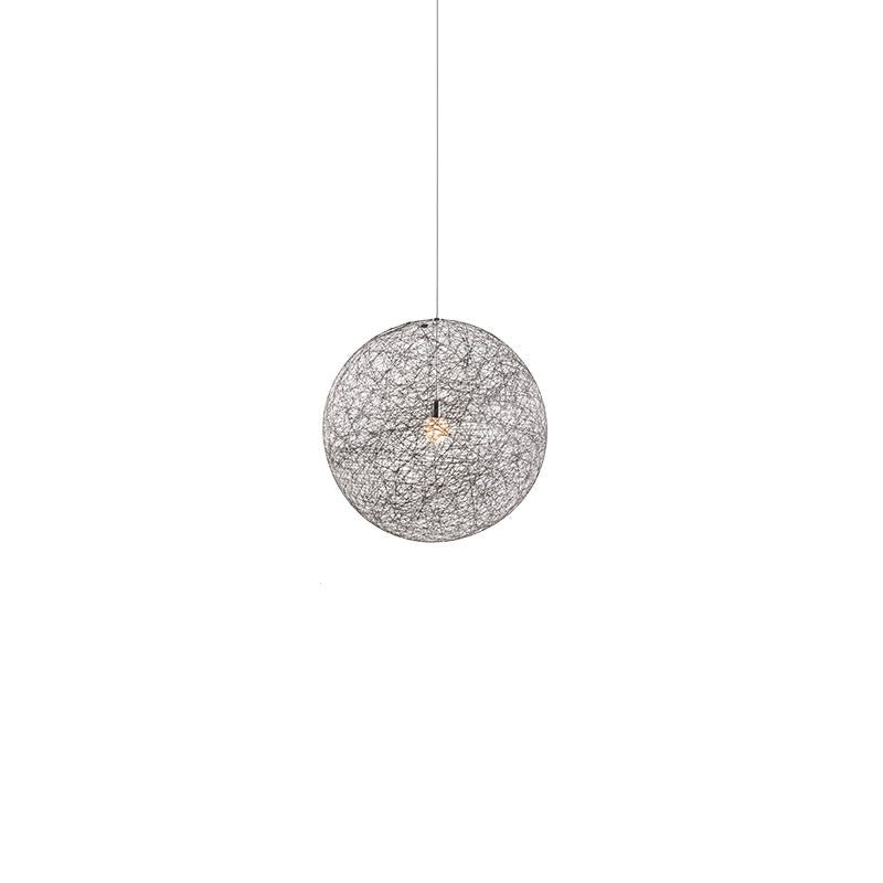 Spherical Woven Pendant Light
