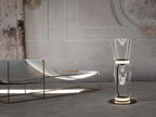 Bamboo Glass Floor Lamp Floor lamp