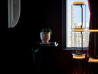 Bamboo Glass Floor Lamp Floor lamp