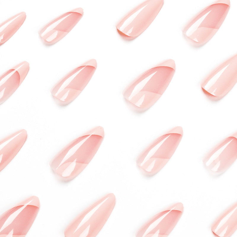 StarNagel Stiletto Nägel in Rosa mit Weißem French und Herzchen