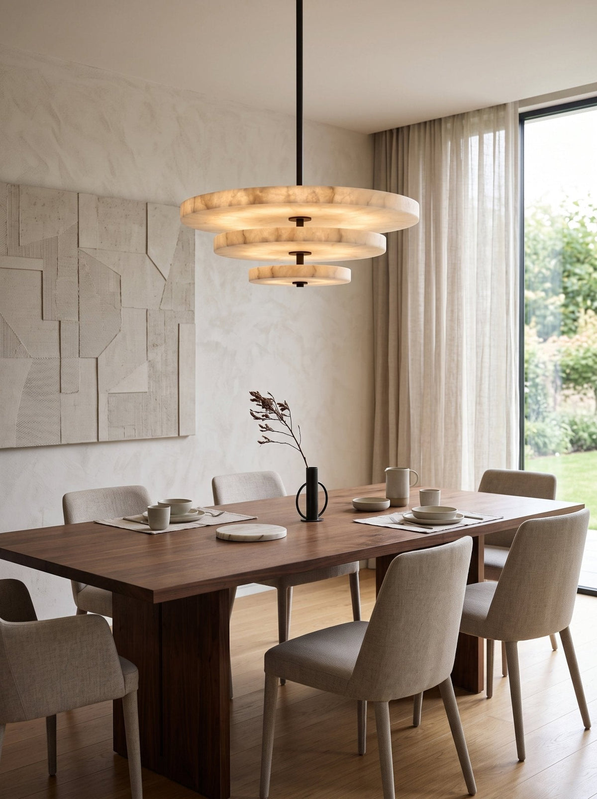 Ice Queen Alabaster Chandelier
